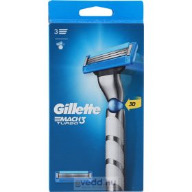 Gillette Mach3 Turbo Nyél+2Db  Borotvabetét