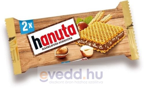 Ferrero Hanuta 45Gr Mogyorókrémmel Töltött Nápolyi