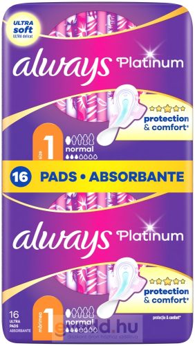 Always Platinum Ultra Normal 16Db Egészségügyi Betét