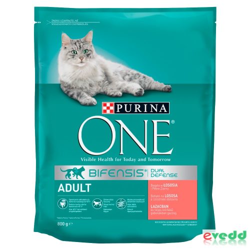 Purina One Száraz Macskaeledel 800Gr Lazacos