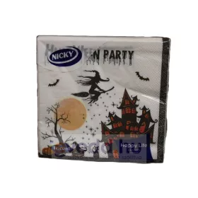 Nicky 20Db 33x33Cm 3Rétegű Halloween Szalvéta 