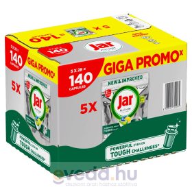 Jar Mosogatógép Tabletta 140Db Platinum Lemon (5*28Db)