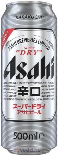 Asahi Super Dry 0,5L Dobozos Sör (DRS)*