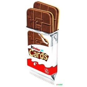 Kinder Cards 26,2Gr Tejes Krémmel Töltött Ropogós Ostya
