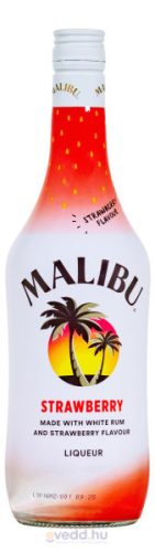 Malibu Likőr 0,7L Strawberry