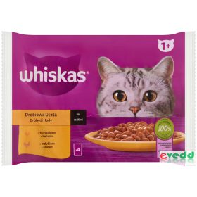 Whiskas Alutasakos Macskaeledel 4x85Gr Baromfi Válogatás