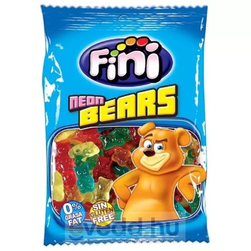 Fini Neon Bears 75Gr Gumicukor