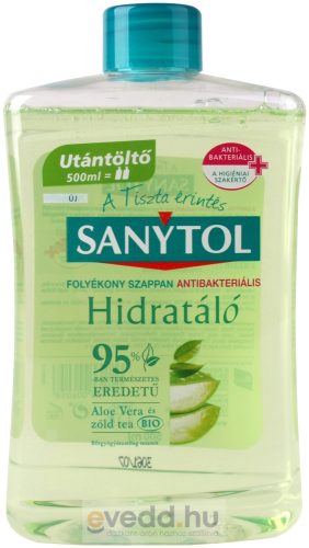 Sanytol Antebakteriális Szappan 500Ml Zöld Tea