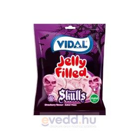 Vidal Gumicukor 90Gr Jelly Filled Skulls