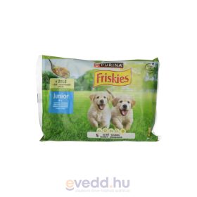 Friskies Junior 4x85Gr Aszpikos Kutyaeledel