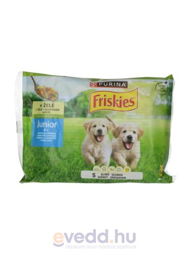 Friskies Junior 4x85Gr Aszpikos Kutyaeledel