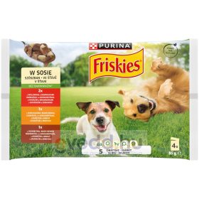 Friskies Aszpikos Kutyaeledel 4*85Gr Marha-Csirke-Bárány