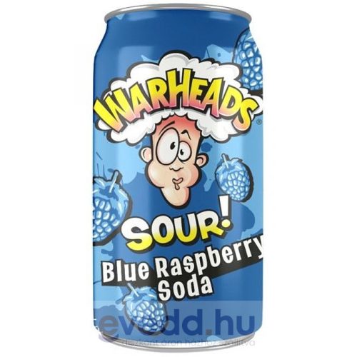 Warheads Sour 355Ml Blue Rasberry