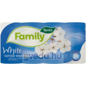   Tento Family Cotton White 8Tek. 2rétegű  Illatmentes Toilettpapír
