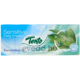   Tento 10*10 Db Papírzsebkendő 3Rét. Eucalyptus Oil Sensitive