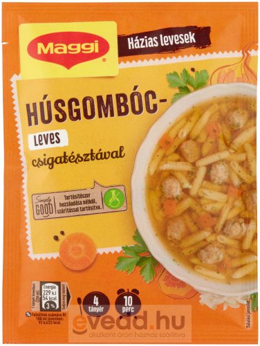 Maggi 62Gr Húsgombócleves Csigatésztával (4 Adag)