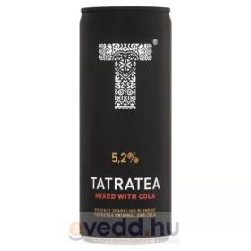   Tatratea Likőr Alkoholos Szénsavas Ital 0,25L Eredeti Tatratea&Cola 5,2% (DRS)*