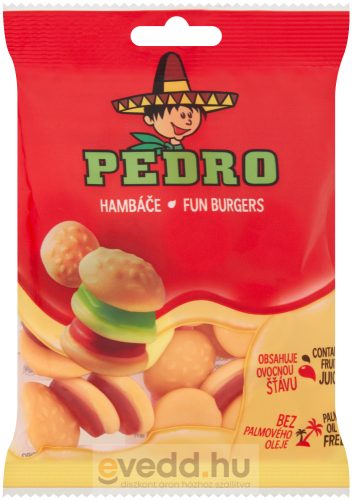 Pedro Gumicukor 80Gr Fun Burger