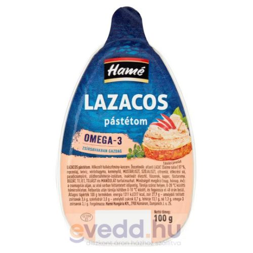 Hamé Pástétom 100Gr Lazacos