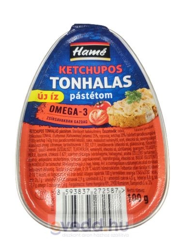 Hamé 100Gr Tonhalas-Kethupos Pástétom