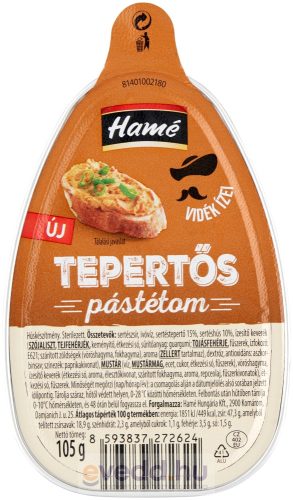 Hamé 105Gr Tepertős Pástétom