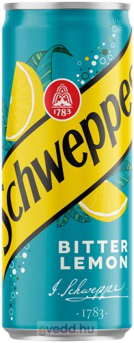 Schweppes Bitter Lemon 0,33L Dobozos Üdítőital