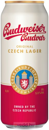 Budweiser 0,5L Dobozos Sör (DRS)*