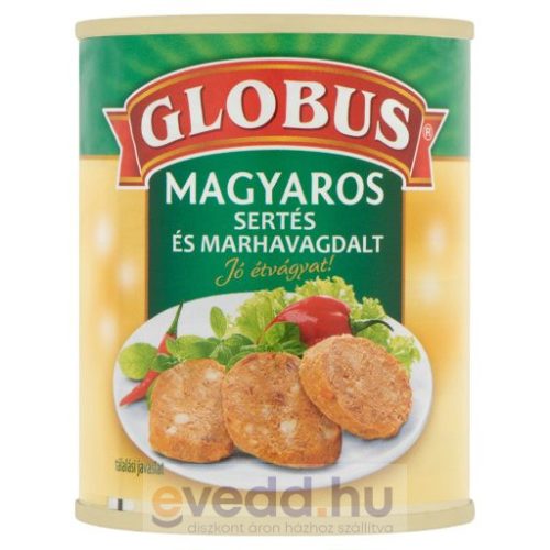 Globus Konzerv 130Gr Magyaros Sertés és Marhavagdalt