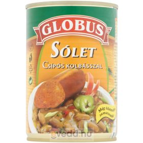 Globus Készétel 400Gr Sólet Csípős Kolbásszal