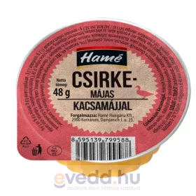 Hamé 48g Csirkemájas Pástétom Kacsamájjal