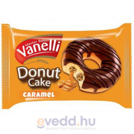 Vanelli 35Gr Csokibevonatos Fánk Karamell Töltelékkel