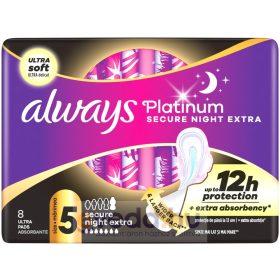   Always Platinum Secure Night Extra 8Db Egészségügyi Betét