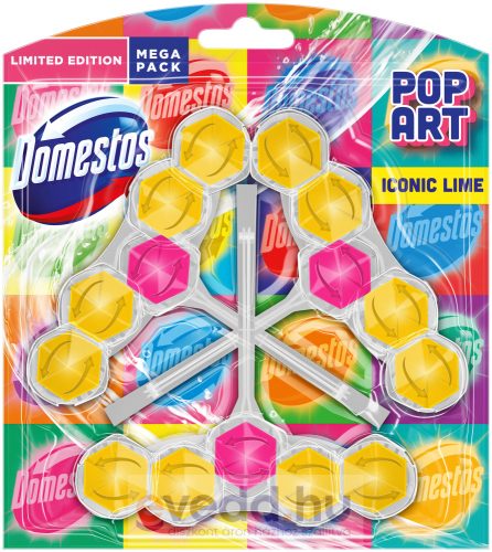 Domestos Pop Art Wc Illatosító 3*55Gr Iconic Lime