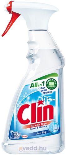 Clin Antifog Tigger 500Ml Szórófejes Ablaktisztító