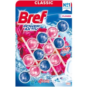 Bref Wc Illatosító Power Aktiv 3*50Gr Flower