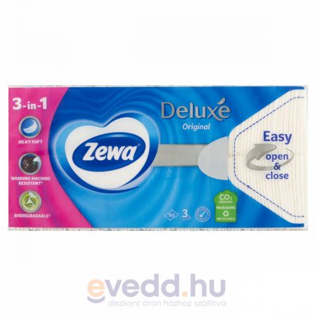 Zewa Delux Papírzsebkendő 90Db