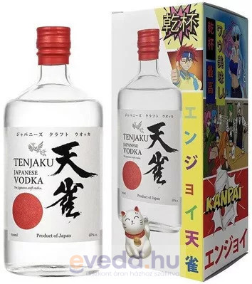 Tenjaku 0,7L Japán Vodka Papír Díszdobozban 40%