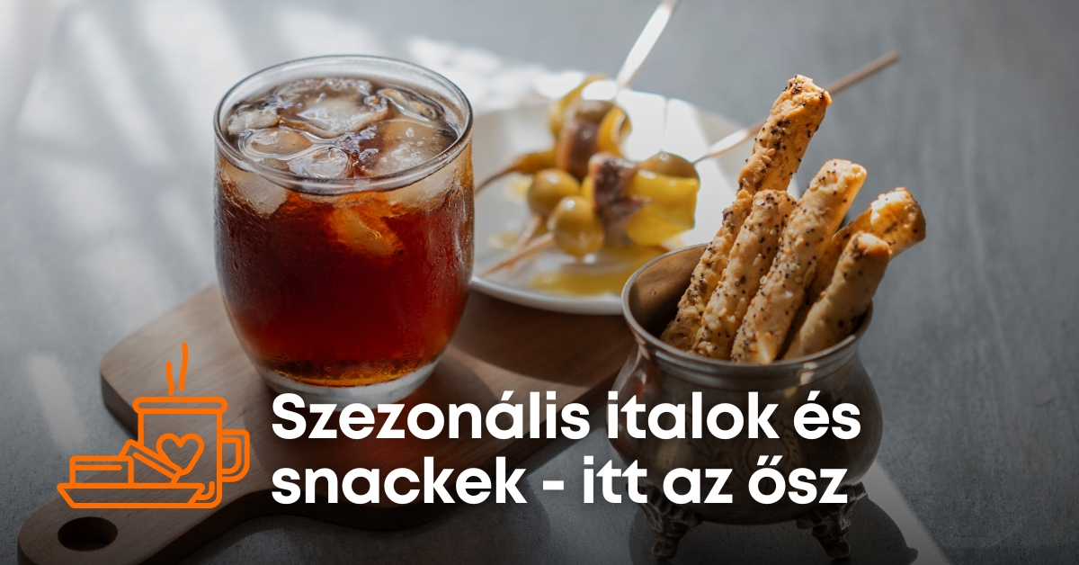 Szezonális italok és snackek - itt az ősz